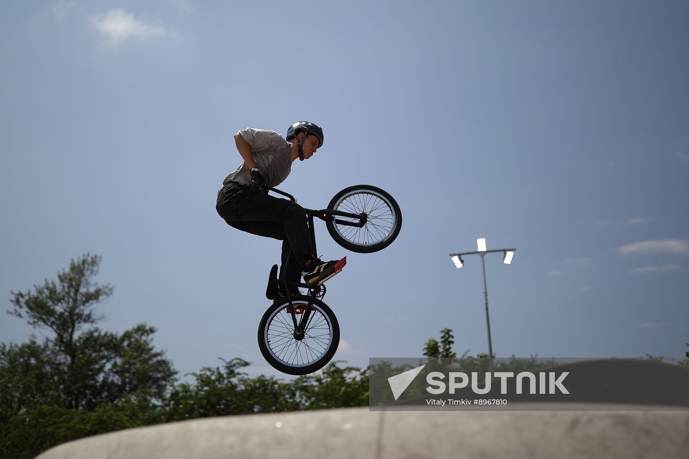 Russia BMX Freestyle Cycling Competititon