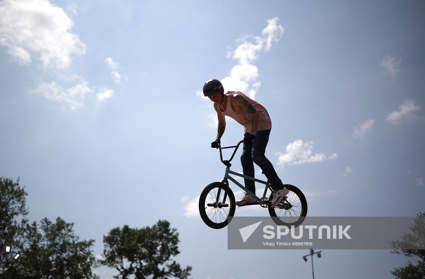 Russia BMX Freestyle Cycling Competititon