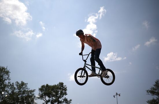 Russia BMX Freestyle Cycling Competititon
