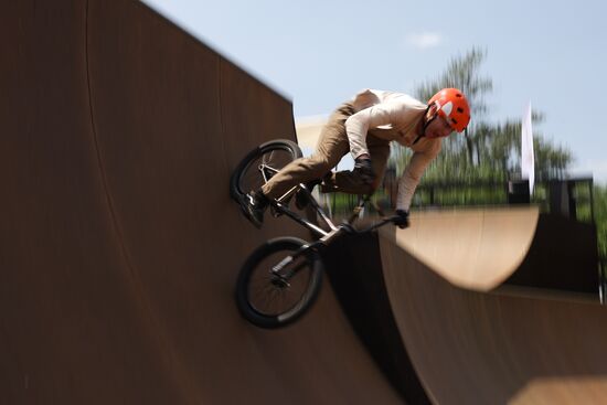 Russia BMX Freestyle Cycling Competititon