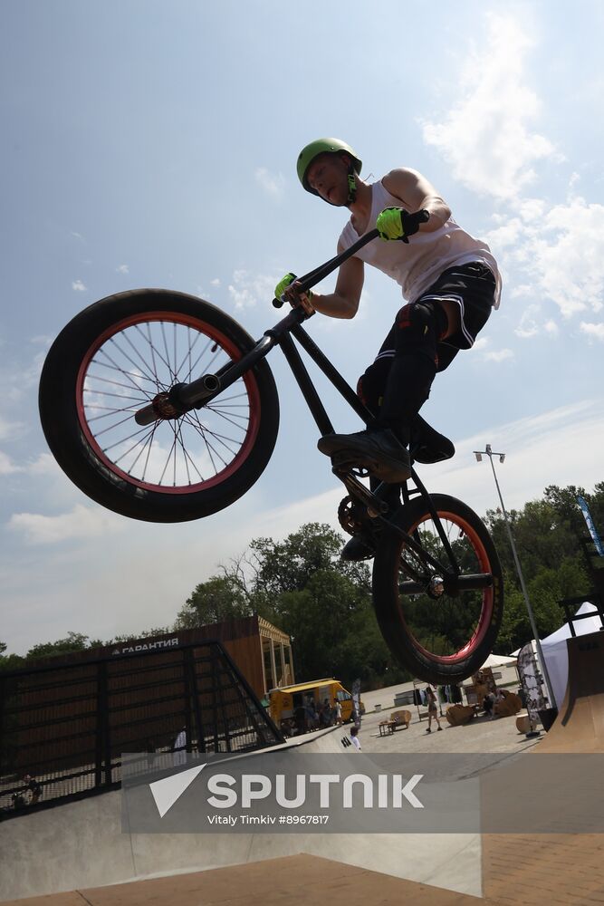 Russia BMX Freestyle Cycling Competititon