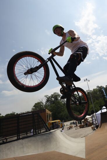 Russia BMX Freestyle Cycling Competititon