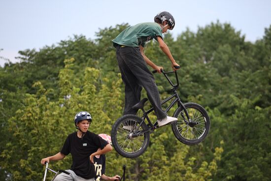 Russia BMX Freestyle Cycling Competititon