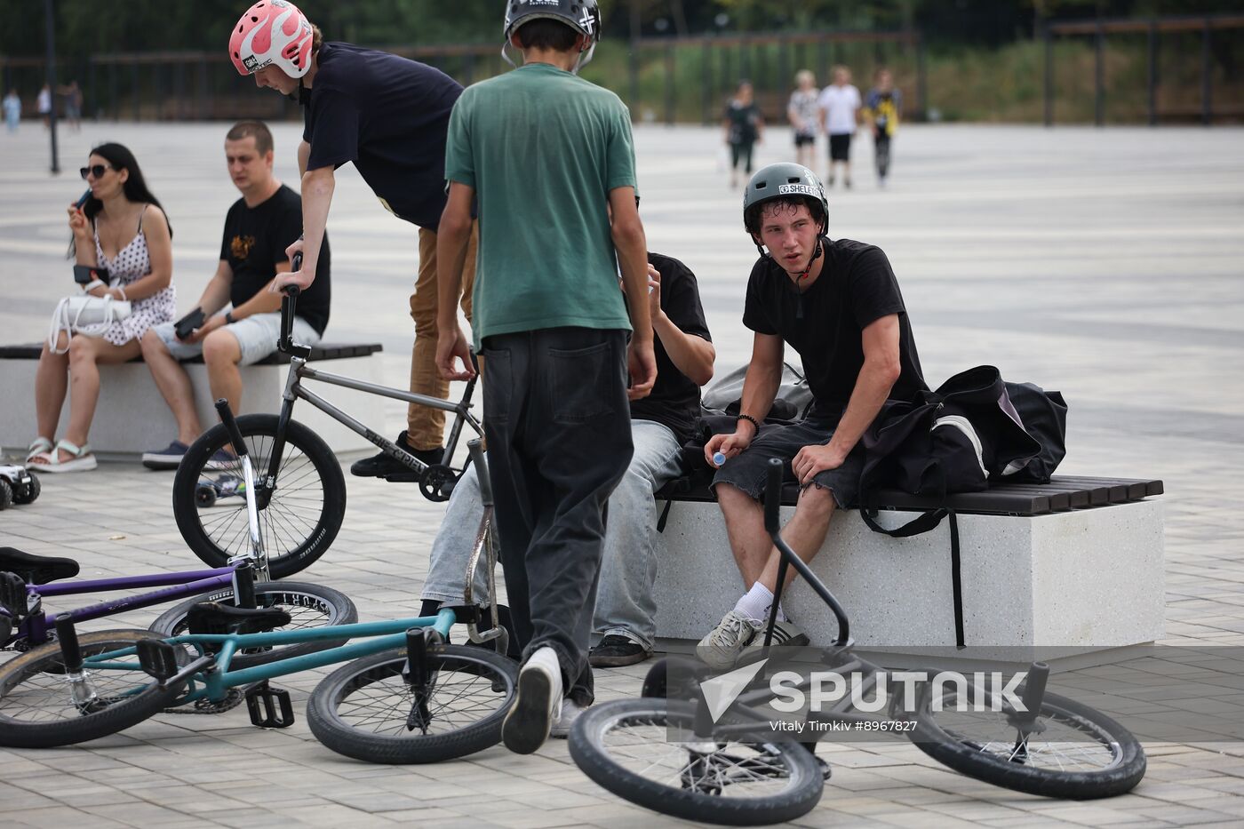 Russia BMX Freestyle Cycling Competititon