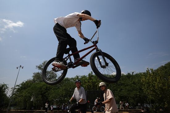 Russia BMX Freestyle Cycling Competititon