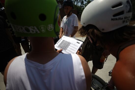 Russia BMX Freestyle Cycling Competititon