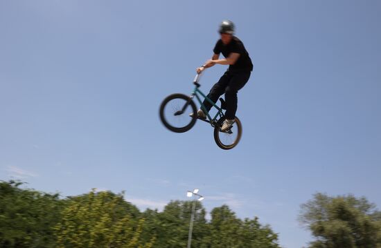 Russia BMX Freestyle Cycling Competititon