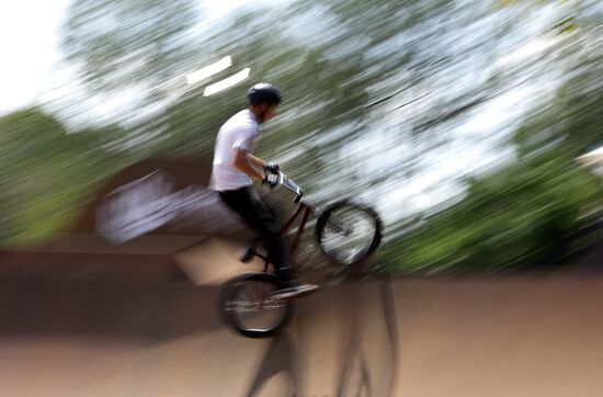 Russia BMX Freestyle Cycling Competititon