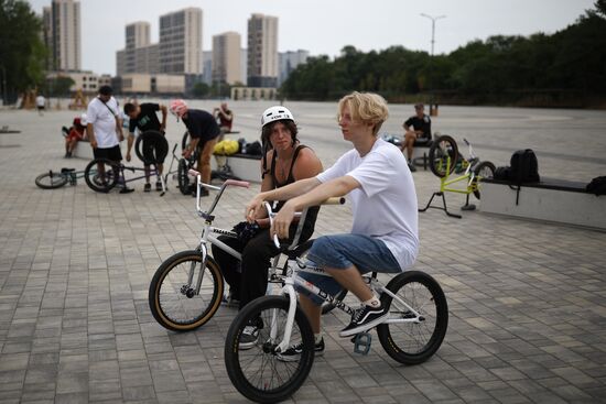 Russia BMX Freestyle Cycling Competititon