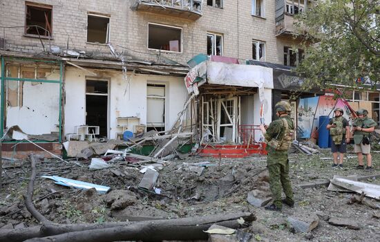 Russia Ukraine Military Operation Shelling