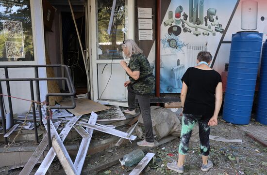 Russia Ukraine Military Operation Shelling