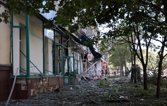 Russia Ukraine Military Operation Shelling