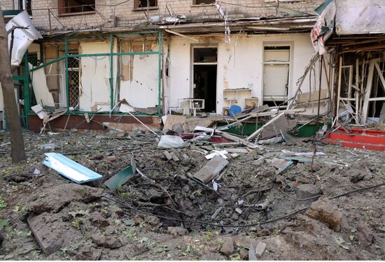 Russia Ukraine Military Operation Shelling