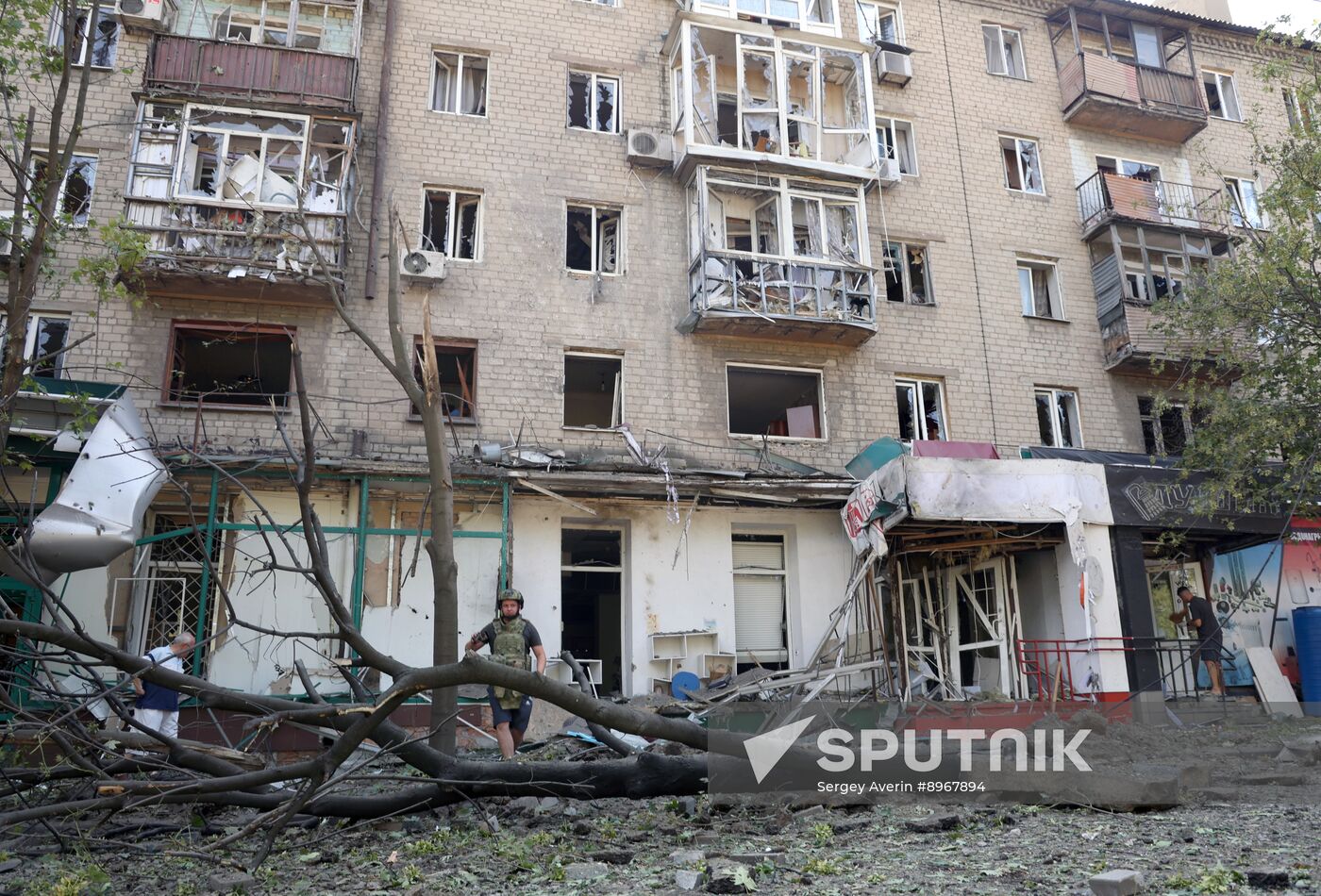 Russia Ukraine Military Operation Shelling
