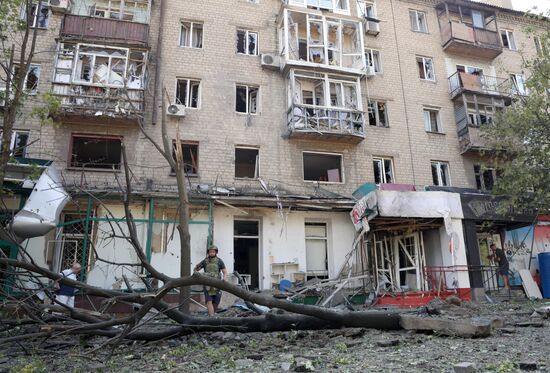Russia Ukraine Military Operation Shelling