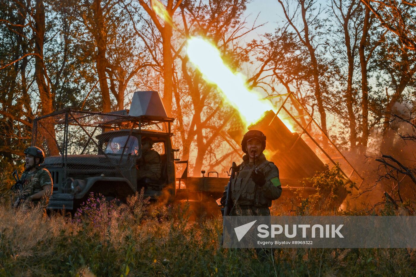 Russia Ukraine Military Operation Artillery Unit