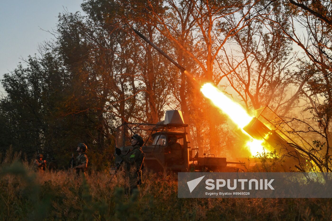 Russia Ukraine Military Operation Artillery Unit