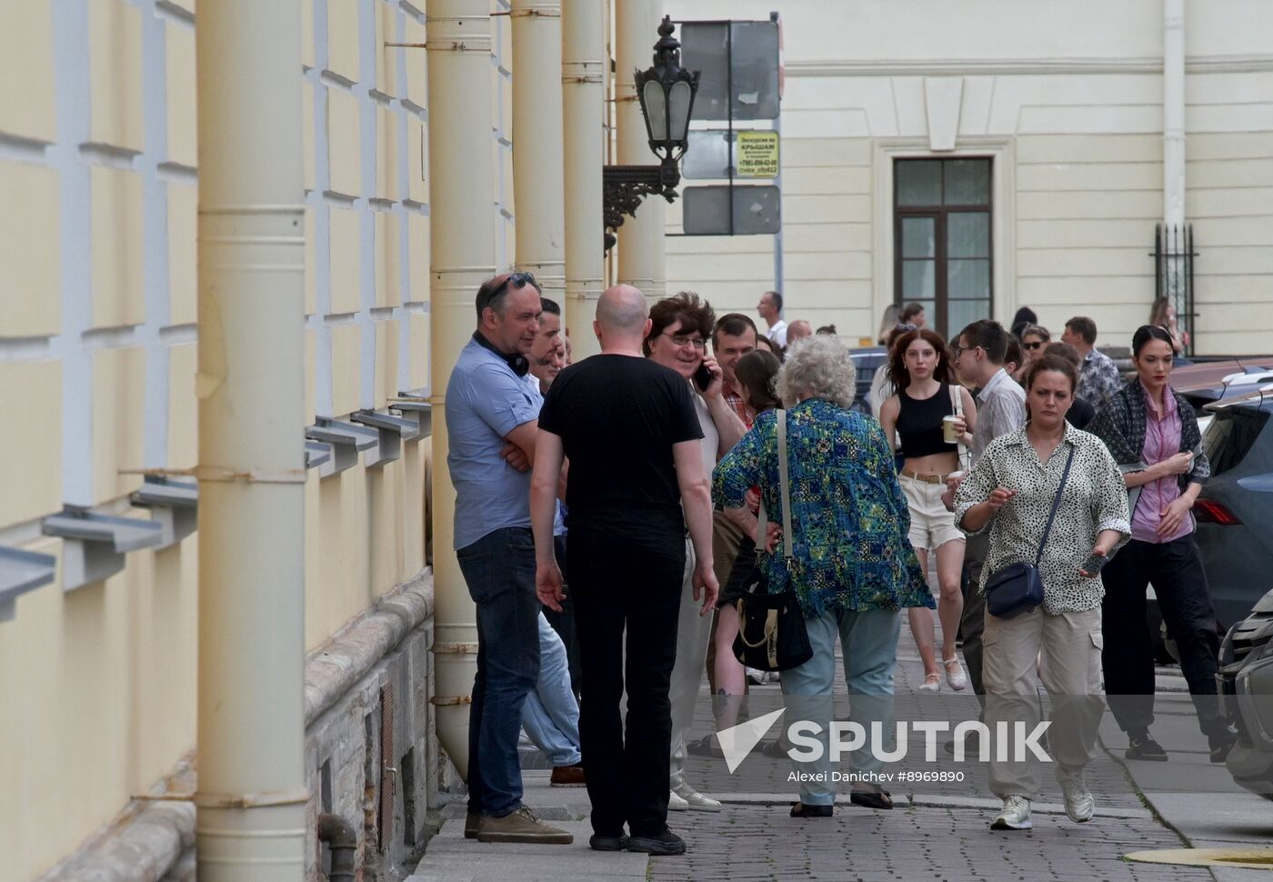 Russia Mikhailovsky Theatre Embezzlement Searches