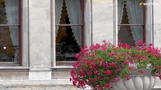 Russian delegation at Ciragan Palace ahead of Ukraine talks