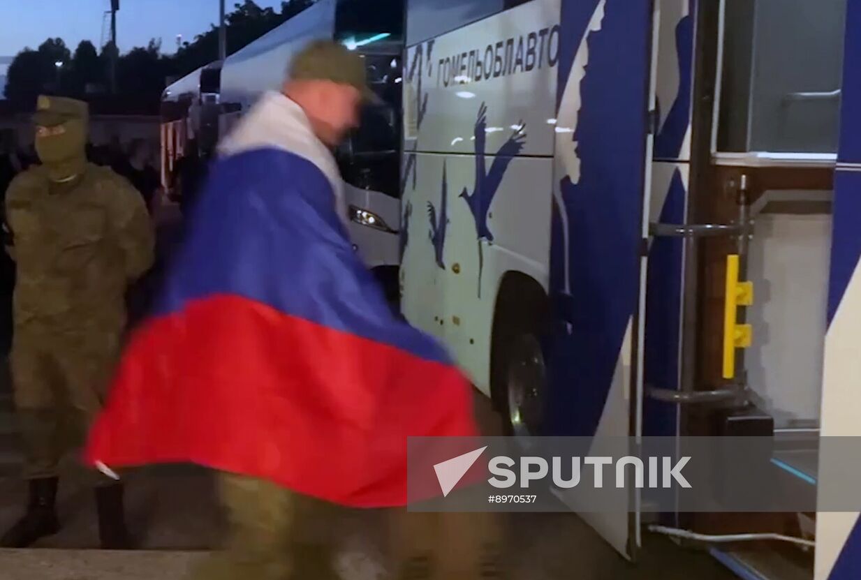 Russia Ukraine Military Operation POWs Exchange