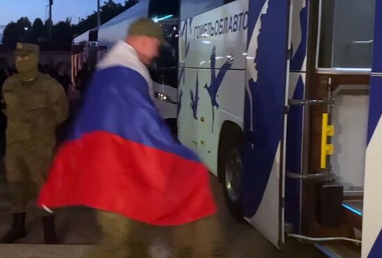 Russia Ukraine Military Operation POWs Exchange