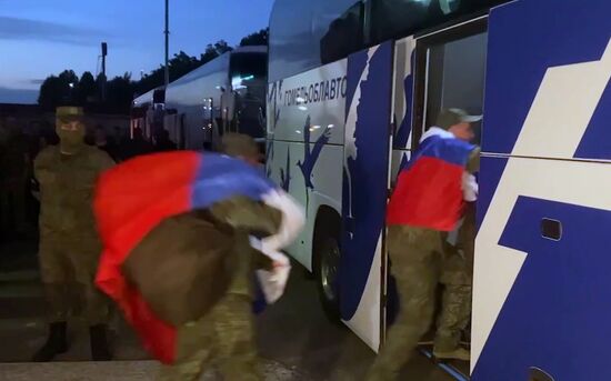 Russia Ukraine Military Operation POWs Exchange