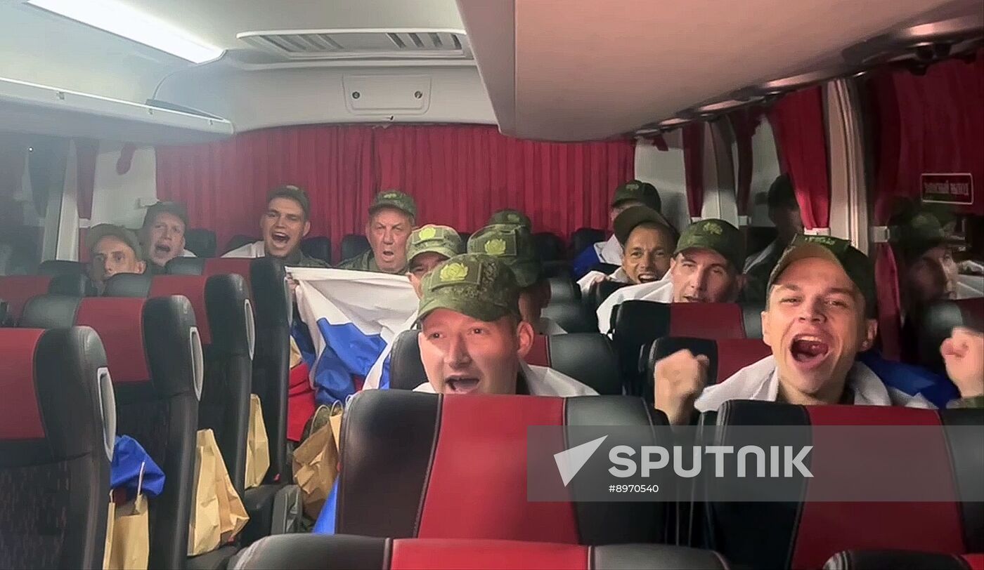 Russia Ukraine Military Operation POWs Exchange