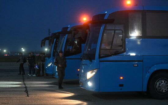 Russia Ukraine Military Operation POWs Exchange