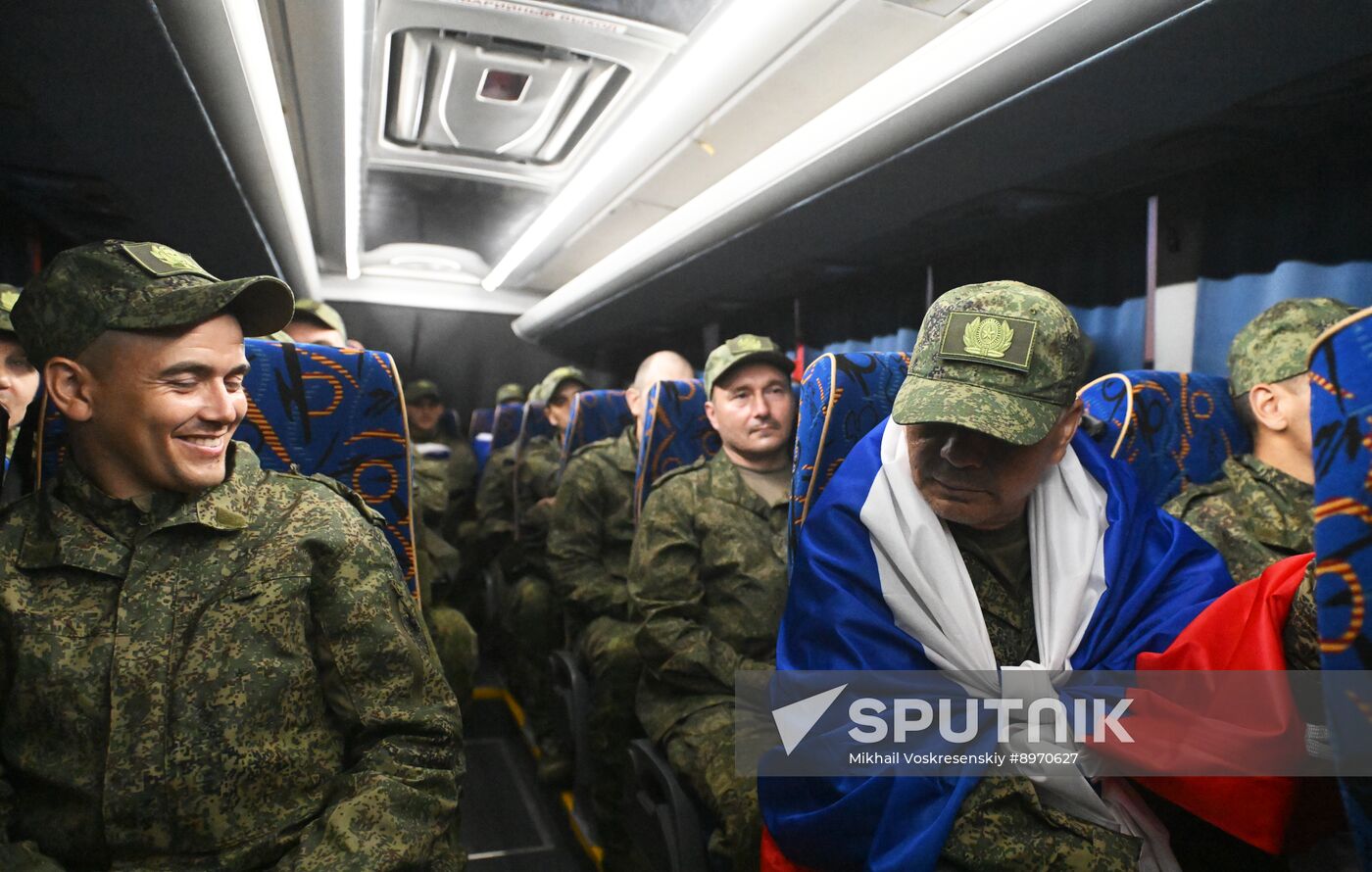 Russia Ukraine Military Operation POWs Exchange
