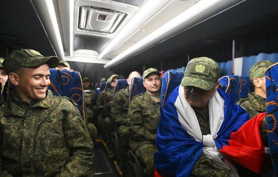 Russia Ukraine Military Operation POWs Exchange