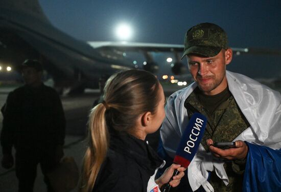 Russia Ukraine Military Operation POWs Exchange