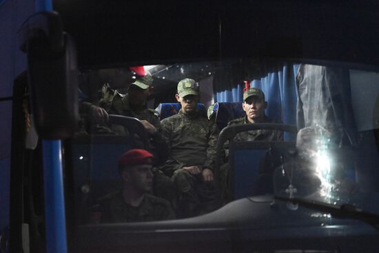 Russia Ukraine Military Operation POWs Exchange