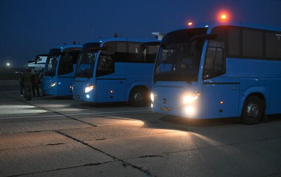 Russia Ukraine Military Operation POWs Exchange