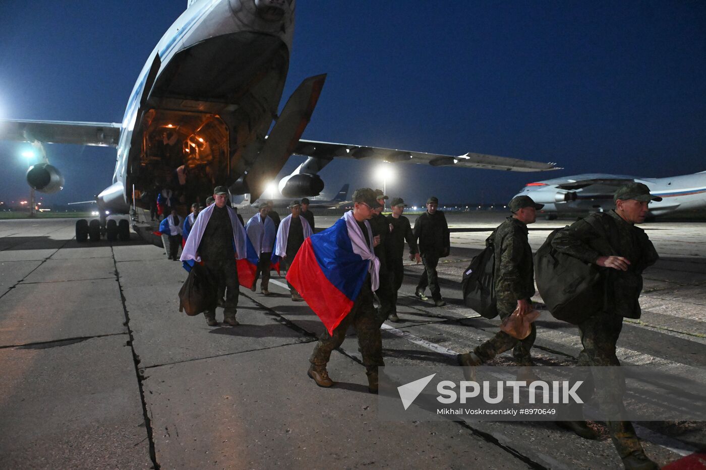 Russia Ukraine Military Operation POWs Exchange