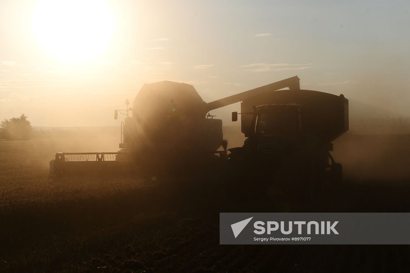 Russia Agriculture Wheat Harvesting