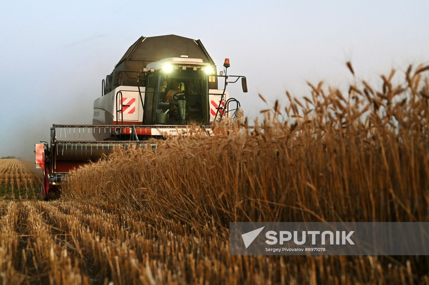 Russia Agriculture Wheat Harvesting