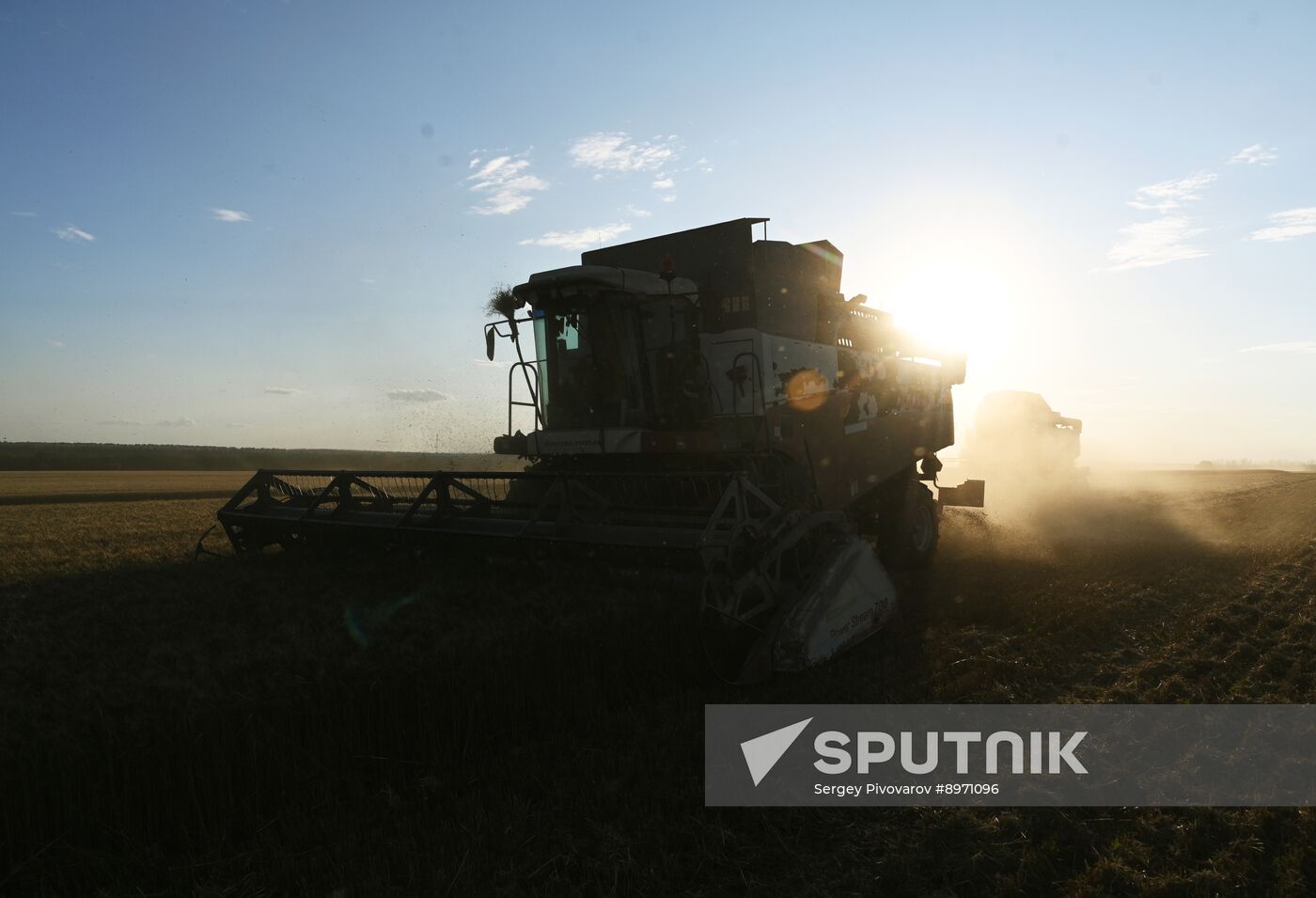 Russia Agriculture Wheat Harvesting