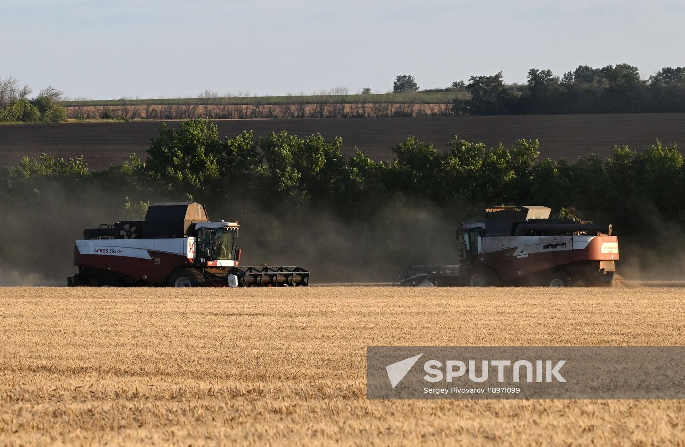 Russia Agriculture Wheat Harvesting