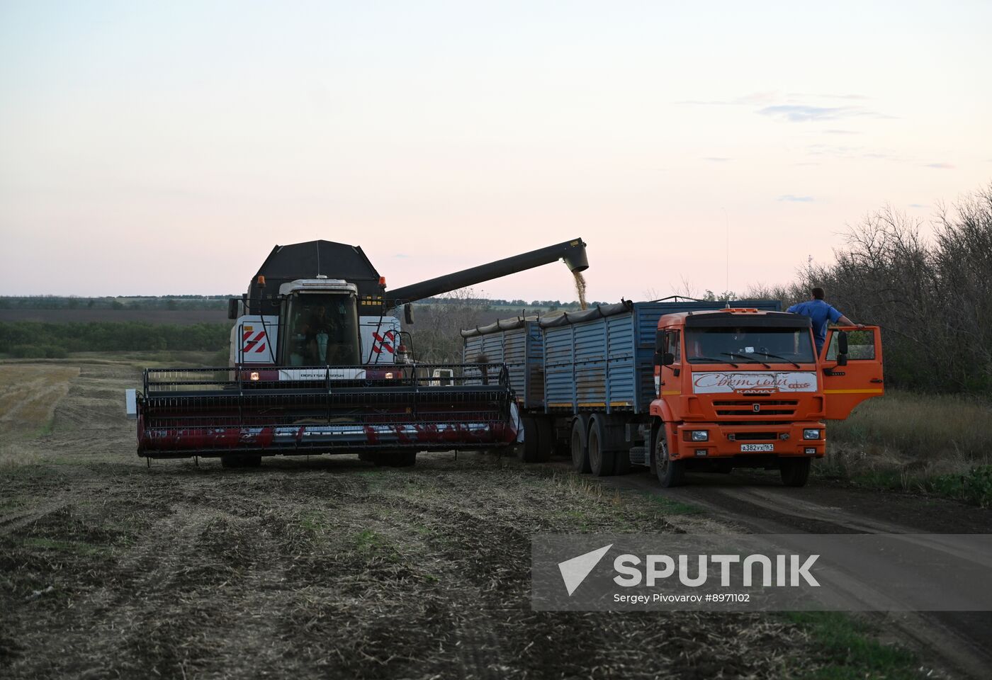 Russia Agriculture Wheat Harvesting