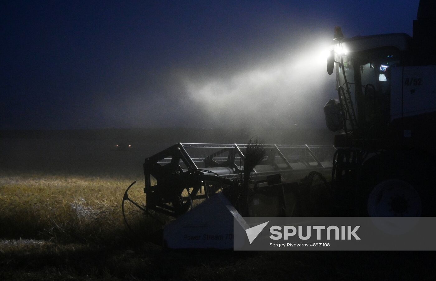 Russia Agriculture Wheat Harvesting