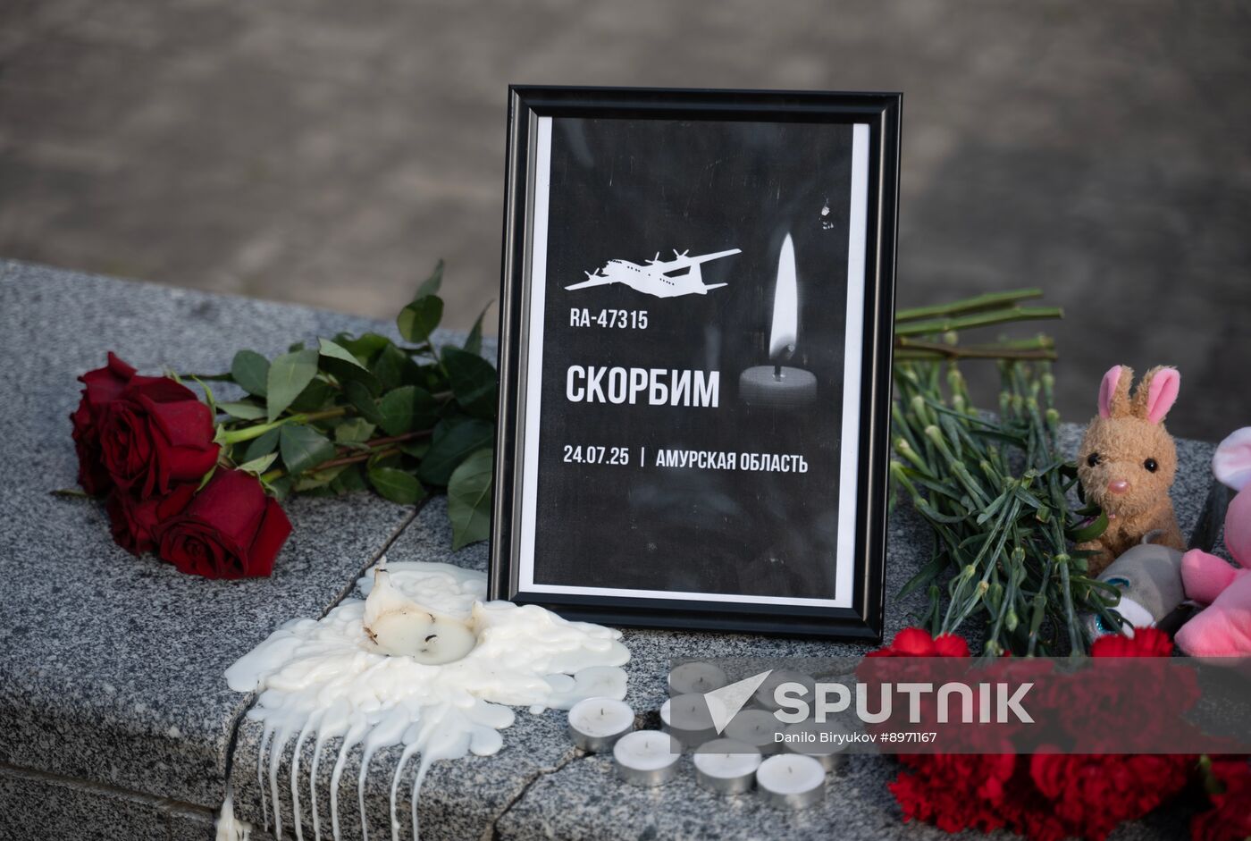 Russia Plane Crash Mourning Events