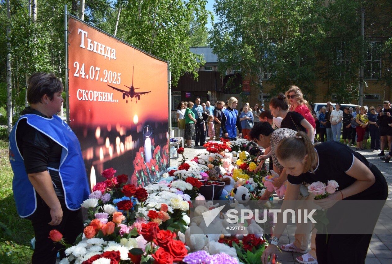 Russia Plane Crash Mourning Events