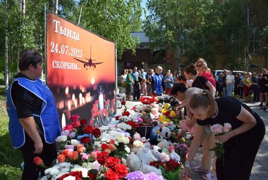 Russia Plane Crash Mourning Events