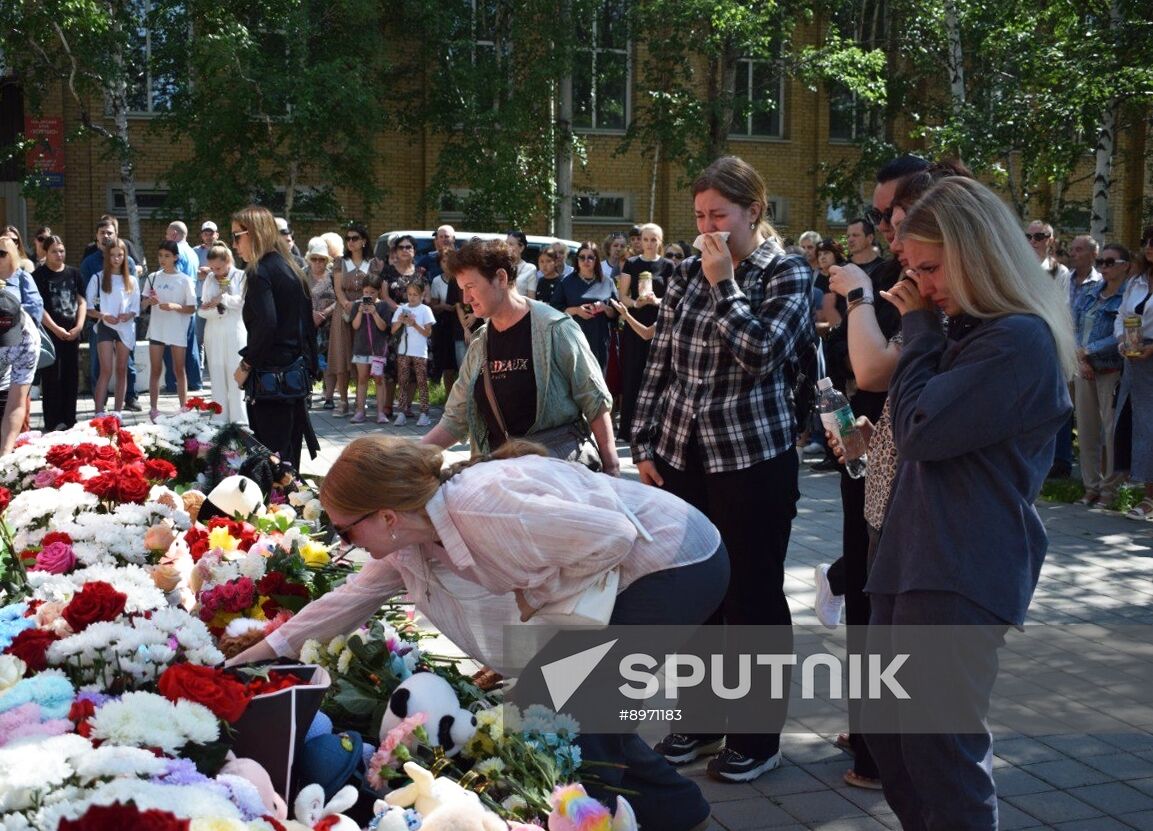 Russia Plane Crash Mourning Events