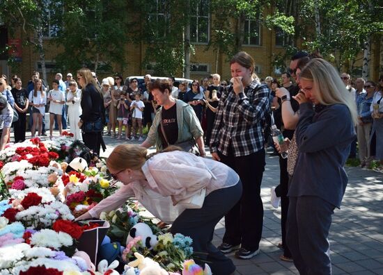 Russia Plane Crash Mourning Events