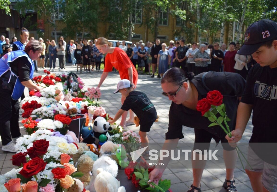 Russia Plane Crash Mourning Events