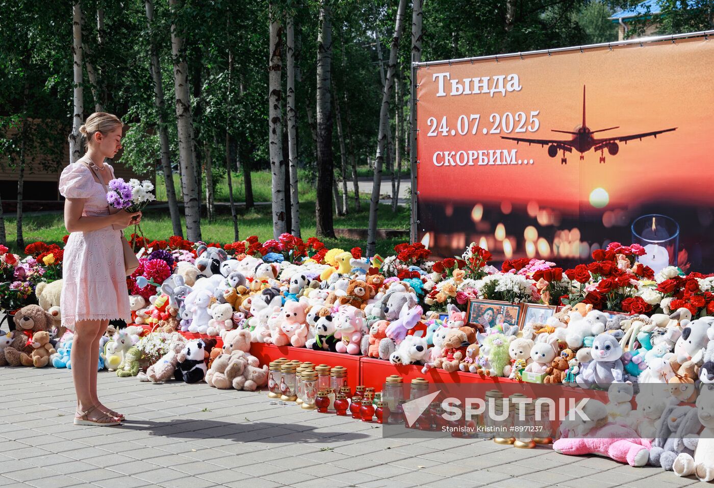 Russia Plane Crash Mourning Events