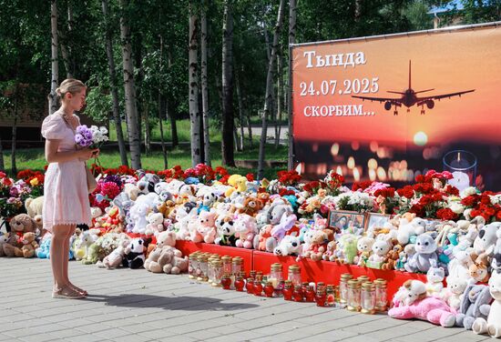 Russia Plane Crash Mourning Events