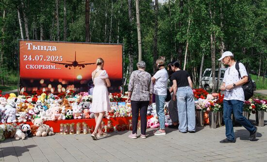Russia Plane Crash Mourning Events