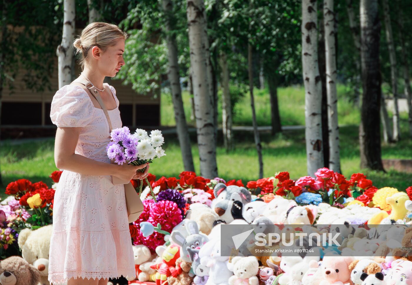 Russia Plane Crash Mourning Events